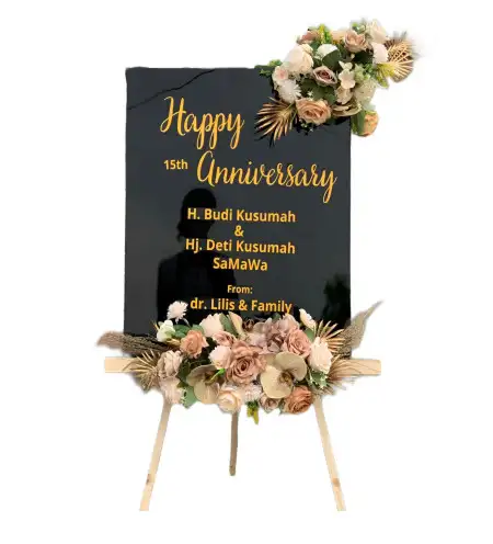 Papan Bunga Akrilik Sambeng