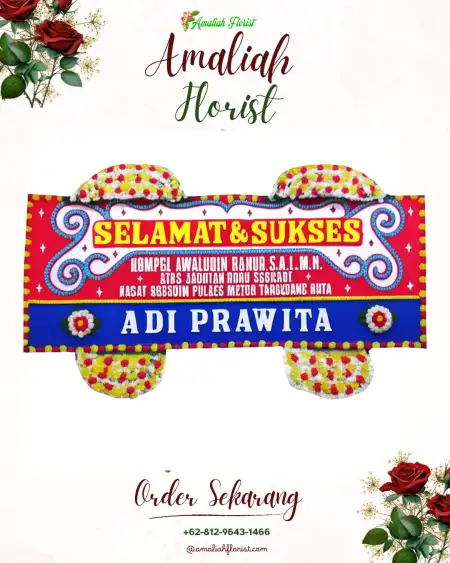 Papan Bunga Ucapan Selamat Sambeng